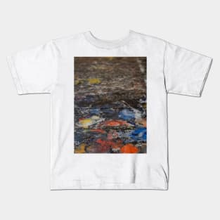 Pollock's studio floor Kids T-Shirt